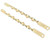 Lowrider 20" Gold Steel Twisted Bars