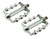 Lowrider Chrome Steel Twisted Pedals 9/16"