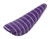 Lowrider 20" Purple Vinyl Banana Sparkle W/Silver Stripes Seats