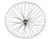 Cruiser 26" White Aluminum Coaster Wheels 26" x 2.125"