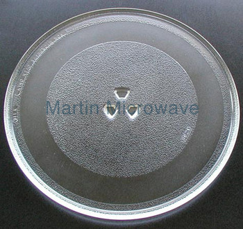 254mm Spares2go Glass Turntable Plate for Goodmans Microwave Oven 