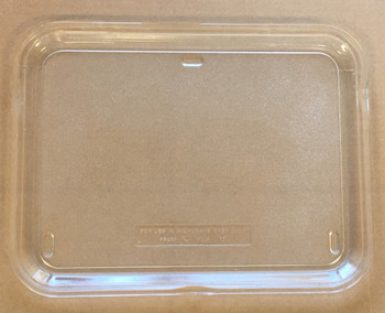 Vintage Pre Owned Microwave Oven Glass  Plate / Tray 12 5/8" X 10 1/4"