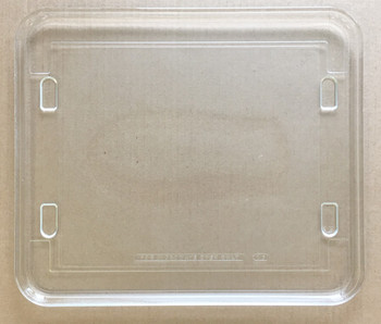 Vintage Pre Owned Microwave Oven Glass  Plate / Tray 15 3/4" X 13 5/8
