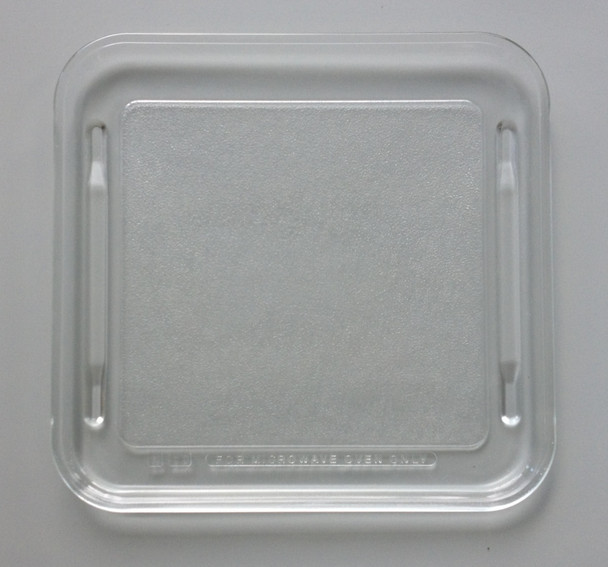 Vintage Pre Owned Microwave Oven Square Glass Tray 10 1/4" X 10 5/8