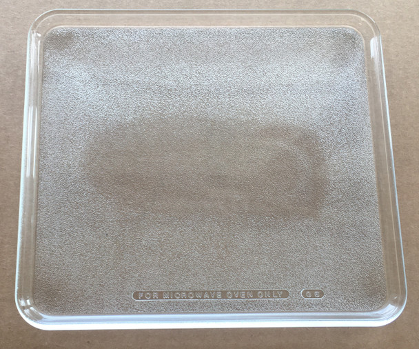 Vintage Pre Owned Microwave Oven Glass  Plate / Tray 12" x 10 1/2"