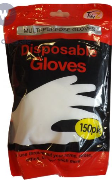 TidyZ Multi-Purpose Disposable Gloves 150 Pack