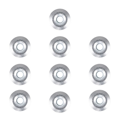 Pack Of 10 15mm White LED Decking Lights