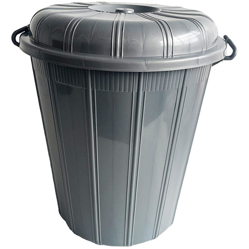 Drum With Clips 40L Silver