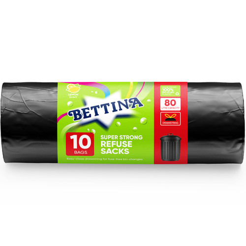 Bettina 10 Super-Strong Refuse Sacks 80L
