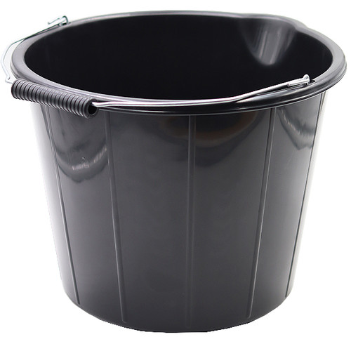 Heavy Duty Black Builders Bucket
14L