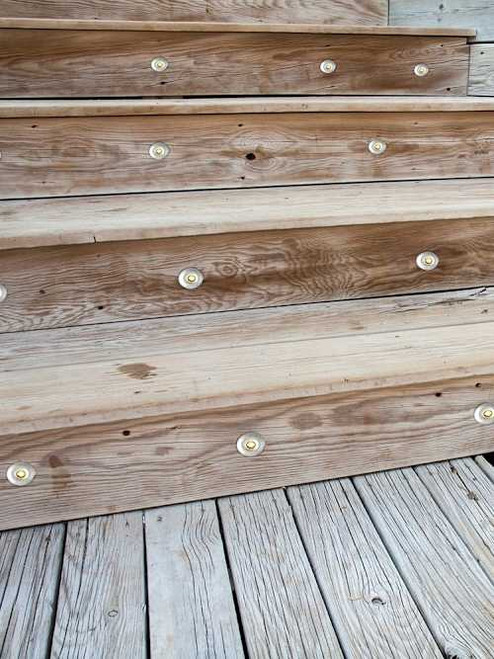 Pack Of 10 15mm Warm White LED Decking Lights