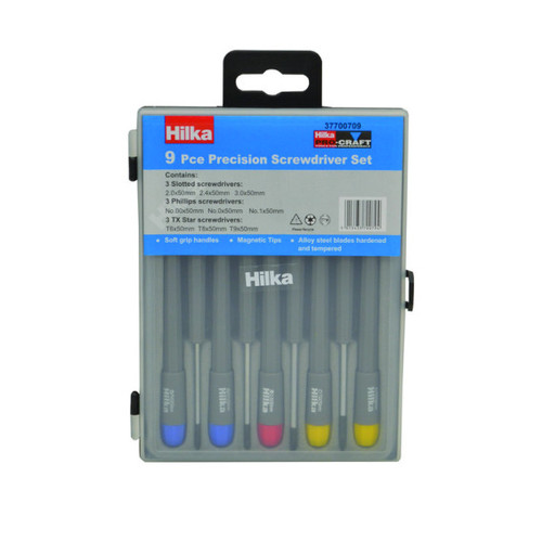 Hilka 9pc Precision Screwdriver Set