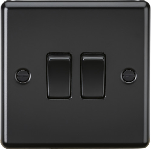 10AX 2G 2-way Switch - Matt Black