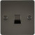 Telephone Extension Outlet - Gunmetal
