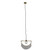 Jupiter G9 Polished Brass Ceiling Light with Grey Tassels
