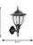 IP44 Set of 2 LED Mayfair Solar Wall and Fence Lights