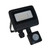 10W 6500K PIR LED Slimline IP65 Black Flood Light With Samsung Technology