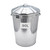 90L GALVANISED TRASH BIN