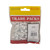 Round Cable Clips - White - 7mm - (80 PK)