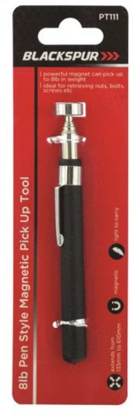 Blackspur 8lb Pen Style Magnetic Pick up Tool