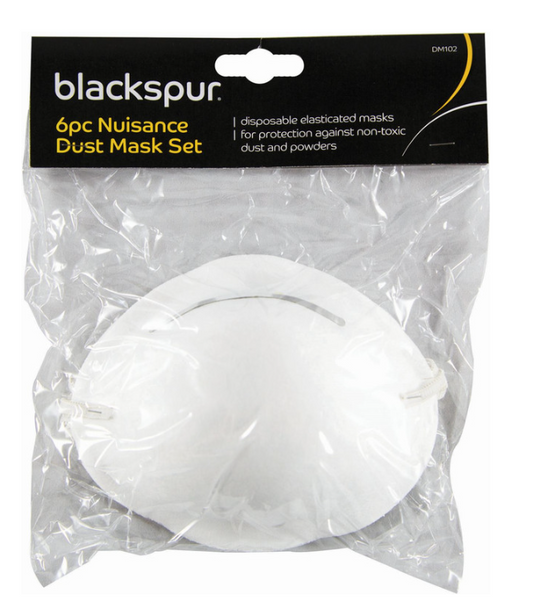 Blackspur 6pce Disposable Masks