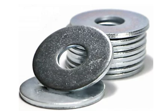 Large Flat Washer M12 - 12mm ( Pack of: 10 ) Form G Zinc Galvanised Steel Penny Washers