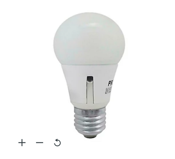 Prolite LED Sensor Light GLS 6.5W E27 Dusk Til Dawn Warm White Opal