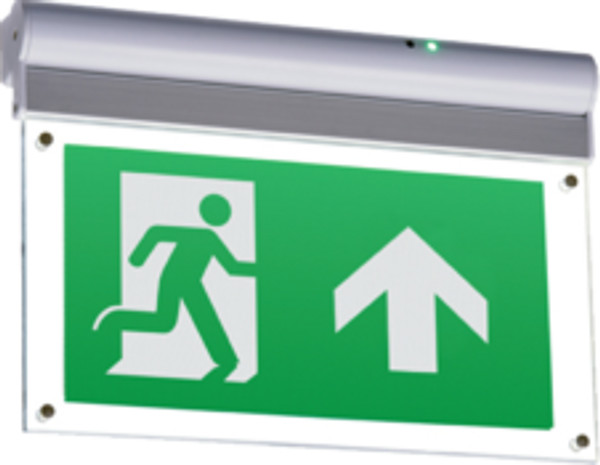 230V IP20 Wall or Ceiling Mounted LED Emergency Exit Sign