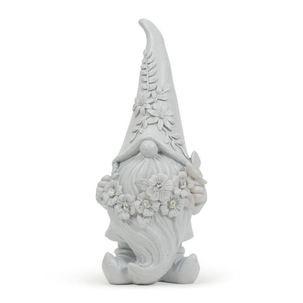 Gerald The Gonk IP44 Grey Outdoor Solar Light