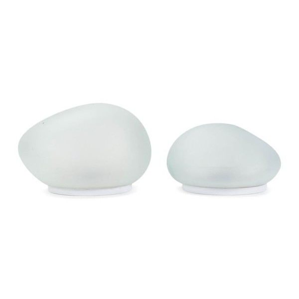 IP65 Set of 2 LED Pebble Solar Lights