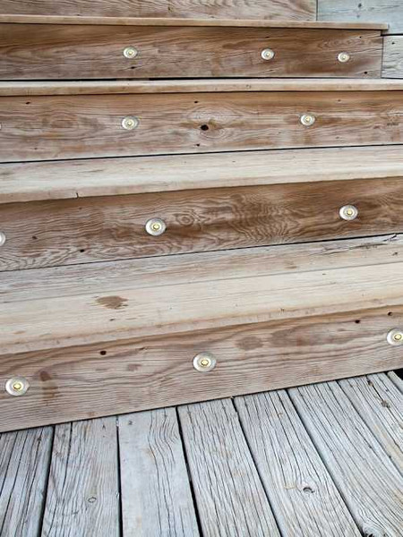 Pack Of 10 15mm Warm White LED Decking Lights