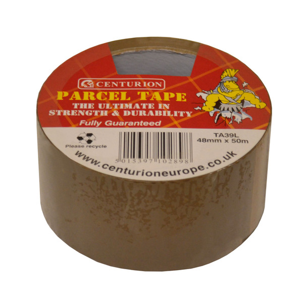 Tan Parcel Tape, 48mm x 50m