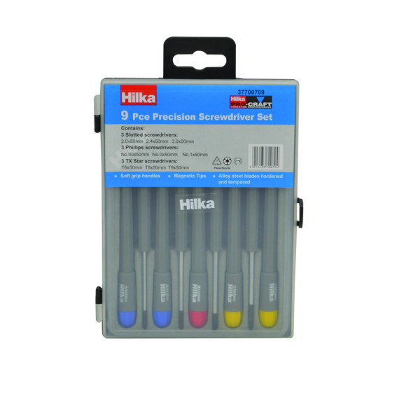 Hilka 9pc Precision Screwdriver Set