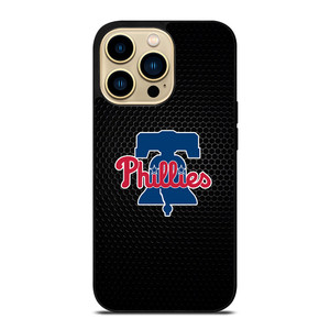 PHILADELPHIA PHILLIES MLB METAL LOGO iPhone 14 Pro Max Case Cover PHILADELPHIA PHILLIES MLB METAL LOGO iPhone 14 Pro Max Case Cover