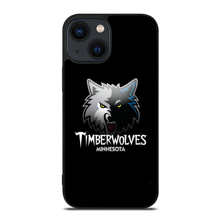 MINNESOTA TIMBERWOLVES NBA LOGO iPhone 15 Plus Case Cover