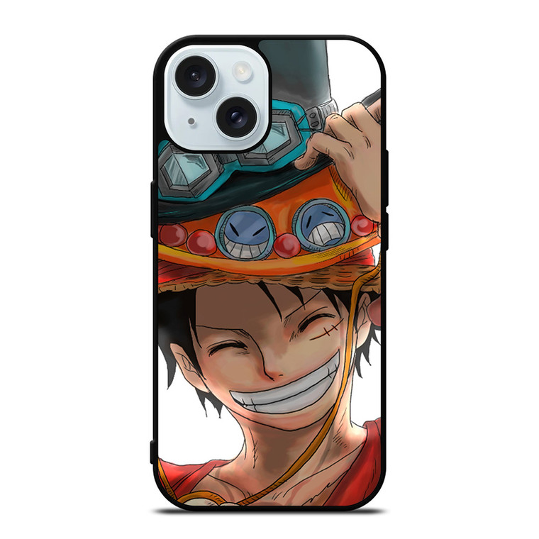 ONE PIECE LUFFY HATS iPhone 15 Case Cover