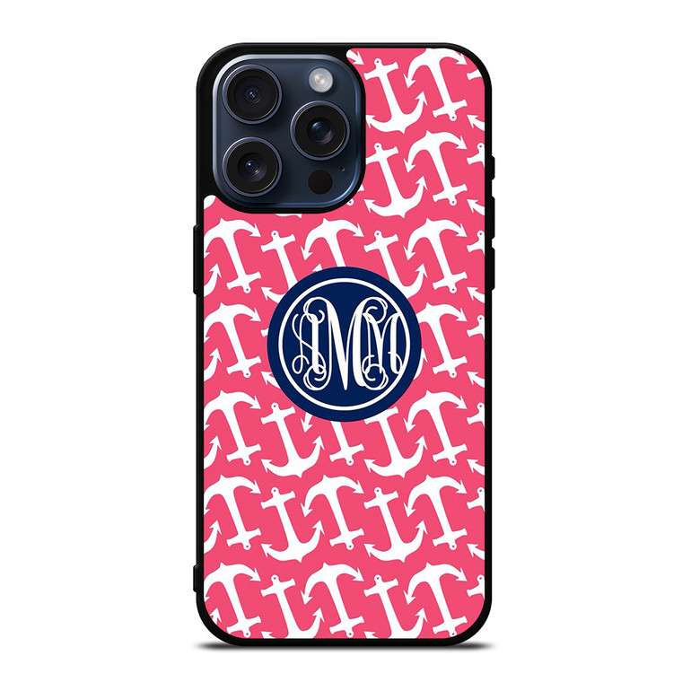 ANCHOR MONOGRAM LOGO iPhone 15 Pro Max Case Cover