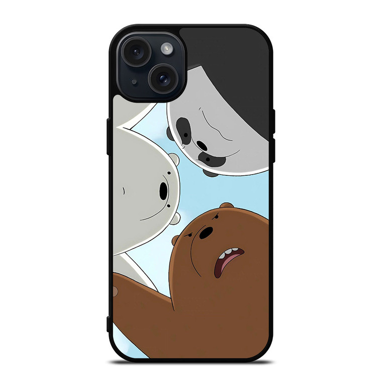 WE BARE BEARS TRIO CARTOON iPhone 15 Plus Case Cover