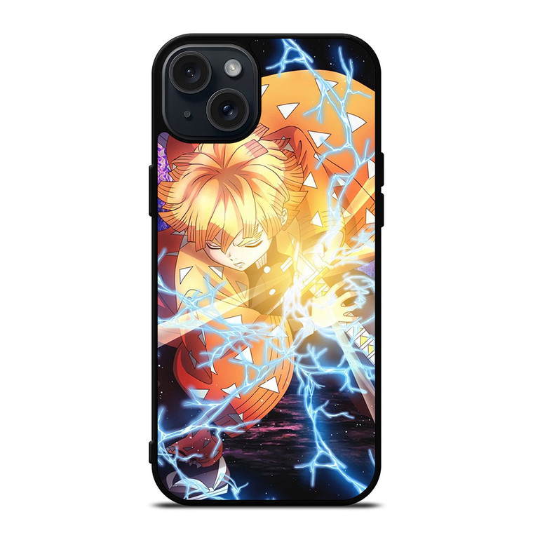 ZENITSU DEMON SLAYER ANIME SERIES iPhone 15 Plus Case Cover