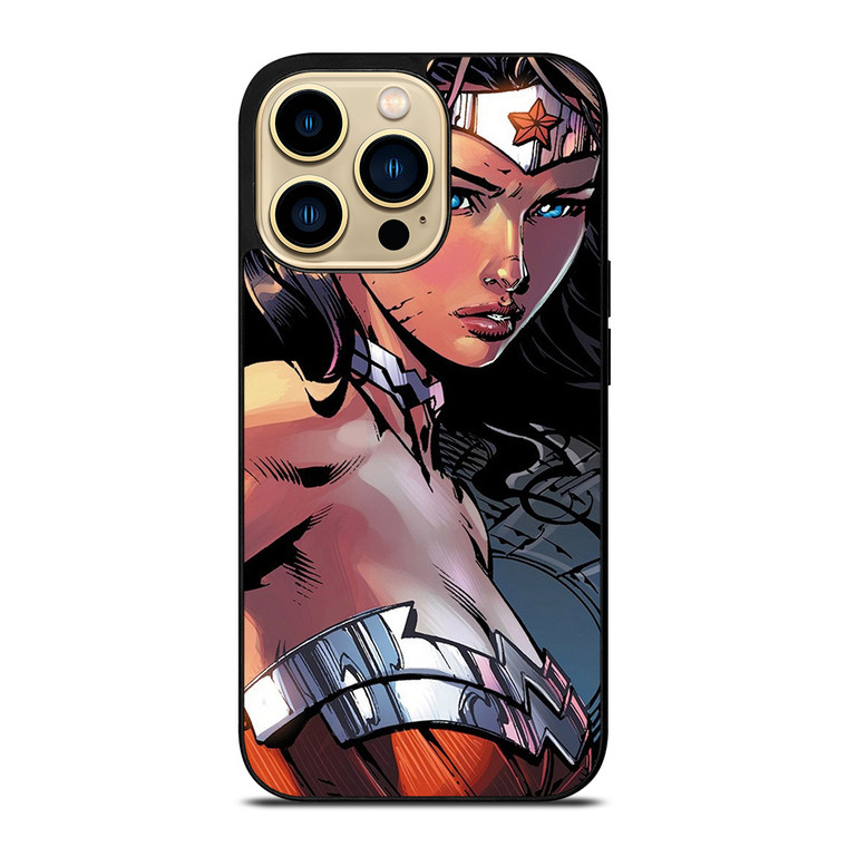 WONDER WOMAN DC SUPERHERO CARTOON iPhone 14 Pro Max Case Cover