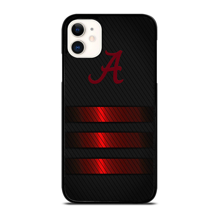 ALABAMA CRIMSON TIDE STRIPE 2 iPhone 11 Case Cover