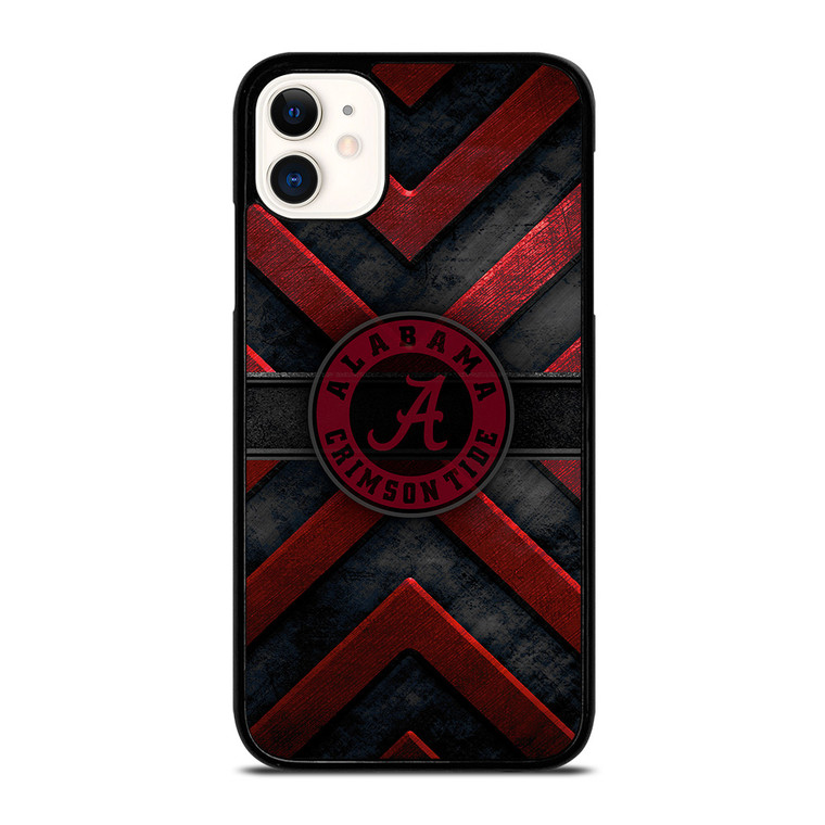 ALABAMA CRIMSON TIDE STRIPE LOGO iPhone 11 Case Cover