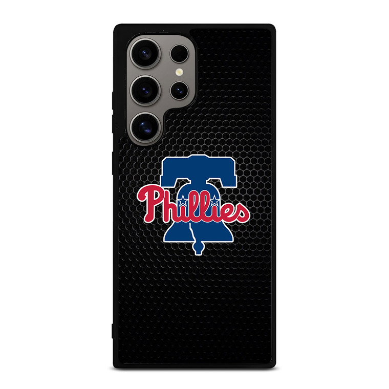 PHILADELPHIA PHILLIES MLB METAL LOGO  Samsung Galaxy S24 Ultra Case Cover