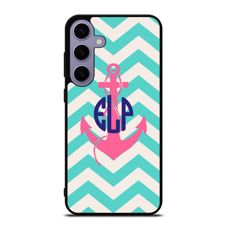 ANCHOR MONOGRAM STRIPE LOGO Samsung Galaxy S24 Plus Case Cover