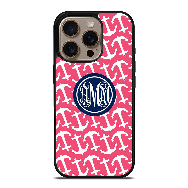 ANCHOR MONOGRAM LOGO iPhone 16 Pro Case Cover
