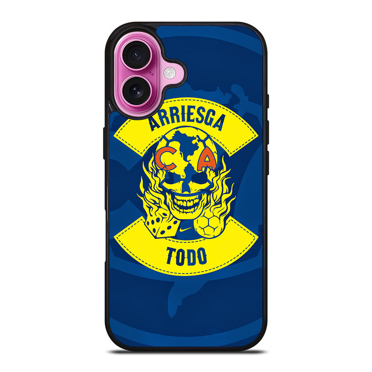 CLUB AMERICA ARRIESGA TODO LOGO iPhone 16 Plus Case Cover