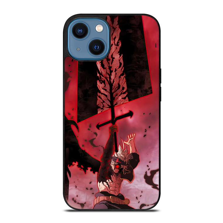 BLACK CLOVER ASTA DEMON FORM WITH SWORD iPhone 14 Case Cover