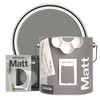 Abwaschbare matte Wandfarbe - Beton Grau
