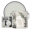Abwaschbare matte Wandfarbe - Winter-Grau