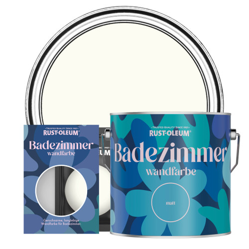 Badezimmer Wand- und Deckenfarbe - Antik Weiß